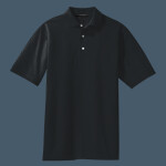Poly Charcoal Blend Pique Polo