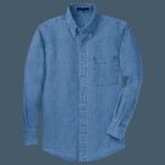 Tall Long Sleeve Denim Shirt