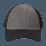 Snapback Contrast Front Mesh Cap