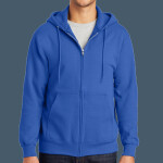 Tall Essential Fleece Full Zip Hooded Sweatshirt