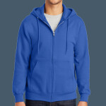 Tall Essential Fleece Full Zip Hooded Sweatshirt