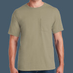 Dri Power ® 50/50 Cotton/Poly Pocket T Shirt