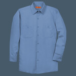 Long Size, Long Sleeve Industrial Work Shirt