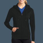 Ladies Sport Wick &#174; Fleece Full Zip Hooded Jacket