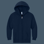 Youth NuBlend ® Full Zip Hooded Sweatshirt