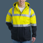 Ansi 107 Class 3 Safety Heavyweight Parka