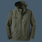 Textured Hooded Soft Shell Jacket