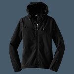 Women's Textured Hooded Soft Shell Jacket