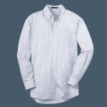 Plaid Pattern Easy Care Shirt