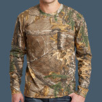 Realtree ® Long Sleeve Explorer 100% Cotton T Shirt with Pocket