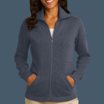 Women's Slub Fleece Full Zip Jacket