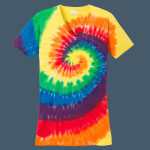 Women's Tie Dye V Neck Tee