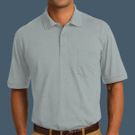 Core Blend Jersey Knit Pocket Polo