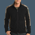 Camouflage Microfleece Full Zip Jacket