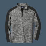 Youth PosiCharge ® Electric Heather Colorblock 1/4 Zip Pullover