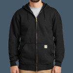 Midweight Hooded Zip Front Sweatshirt