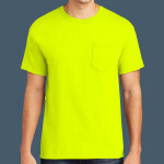 Heavy Cotton 100% Cotton Pocket T Shirt