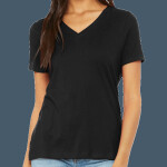 Women's Relaxed Jersey Short Sleeve V Neck Tee