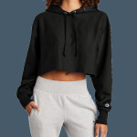 Women's Reverse Weave ® Cropped Cut Off Hooded Sweatshirt