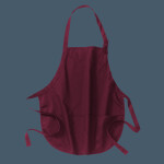 Medium Length Apron with Pouch Pockets