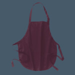 Medium Length Apron with Pouch Pockets