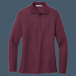 Ladies Silk Touch Long Sleeve Polo